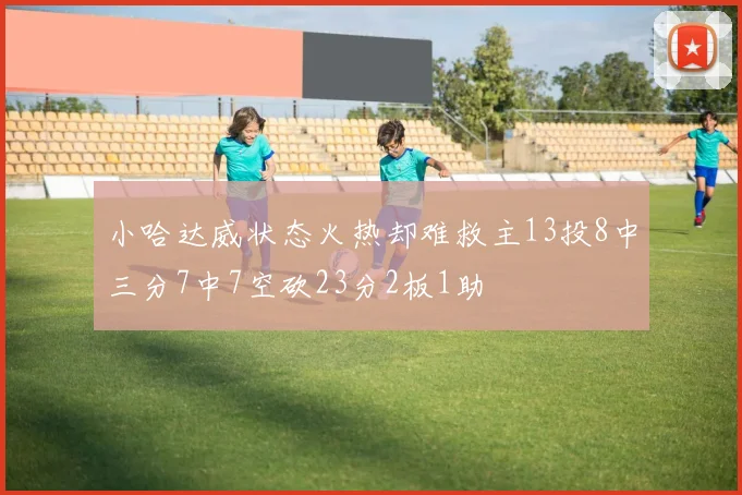 小哈达威状态火热却难救主13投8中三分7中7空砍23分2板1助